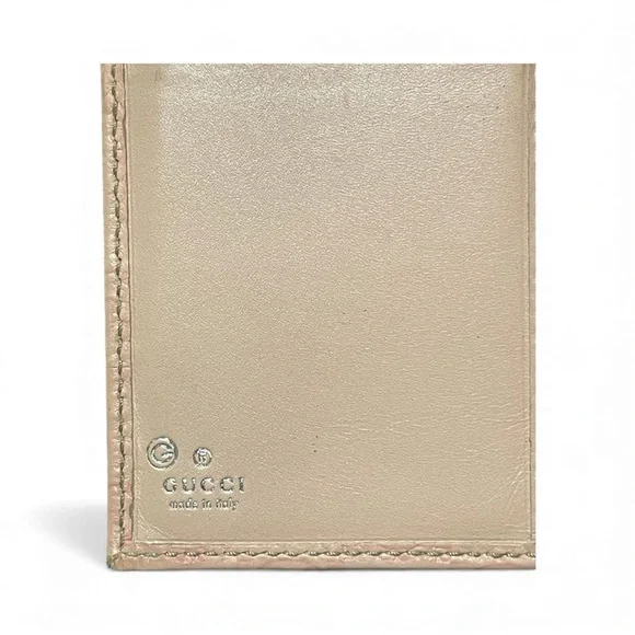 Light Pink Gucci Guccissima Embossed Leather Wallet - Picture 5 of 6